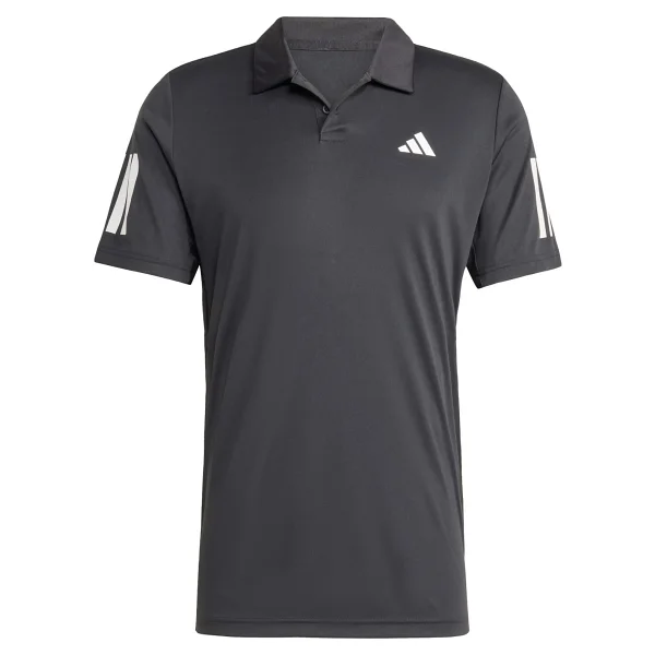 Adidas Club 3str Polo Erkek Tenis Polo Tişört Jg0985 Siyah Sıyah - Görsel 5