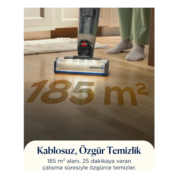 Bissell Crosswave Omnifind 4006N Islak Kuru Şarjlı Dikey Süpürge - Görsel 4