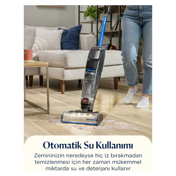 Bissell Crosswave Omnifind 4006N Islak Kuru Şarjlı Dikey Süpürge - Görsel 5