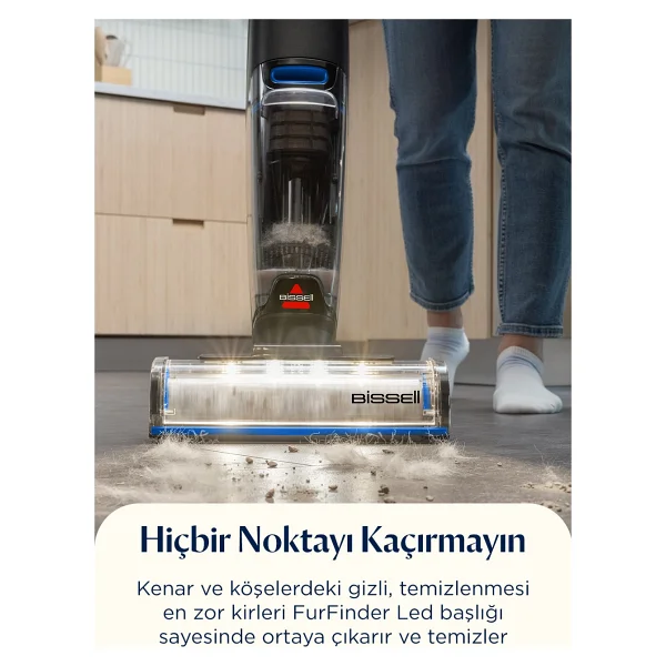 Bissell Crosswave Omnifind 4006N Islak Kuru Şarjlı Dikey Süpürge - Görsel 7