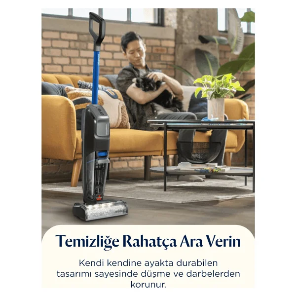 Bissell Crosswave Omnifind 4006N Islak Kuru Şarjlı Dikey Süpürge - Görsel 10