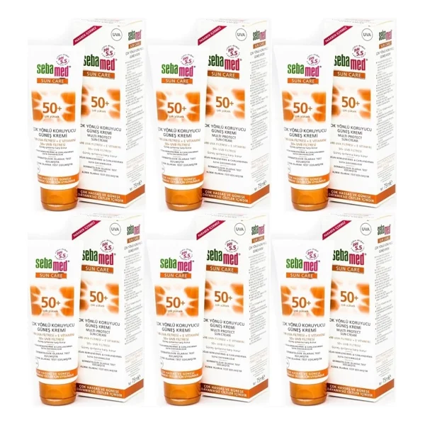 Sebamed Sun Care Çok Yönlü Koruyucu 75 Ml 6 Adet 50 Faktör Güneş Kremi - Görsel 4