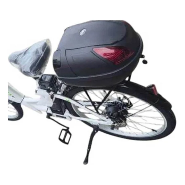 Rks Motorsiklet Elektrikli Bisiklet Port Bagaj Kilitli Siyah Motorsiklet E-Bike Port Çanta 17 Litre - Görsel 3