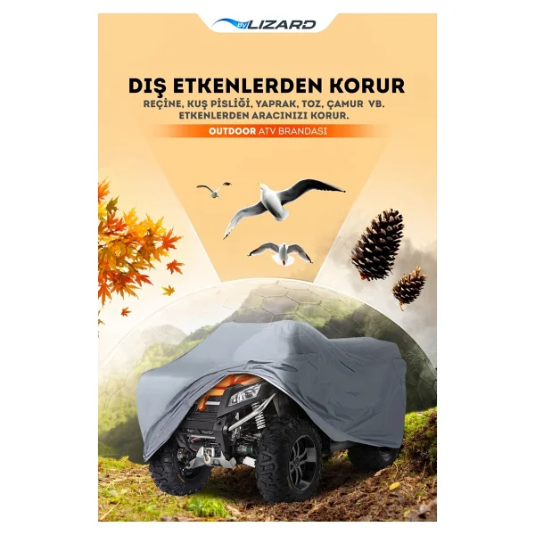 Segway Snarler At6l X 570 Uyumlu Su Geçirmez Atv Brandası - Standart - Görsel 4