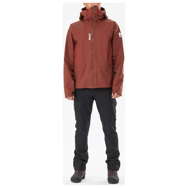 Millet Kamet Light Gore-Tex MIV7739 Kapüşonlu Erkek Su Geçirmez Mont - Görsel 3