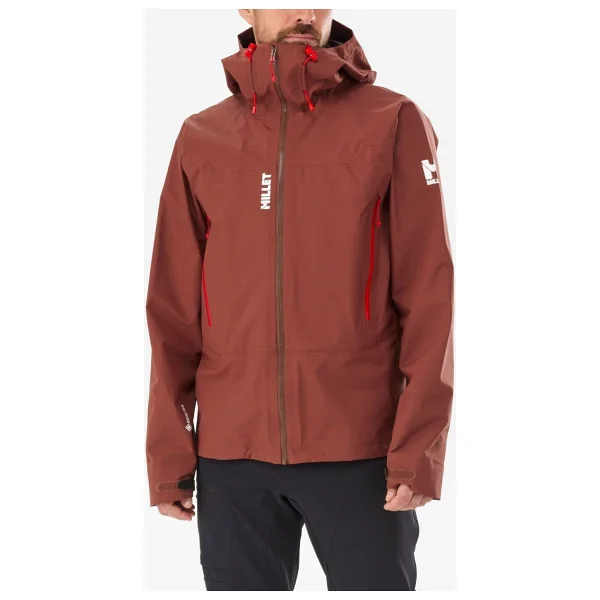 Millet Kamet Light Gore-Tex MIV7739 Kapüşonlu Erkek Su Geçirmez Mont - Görsel 4