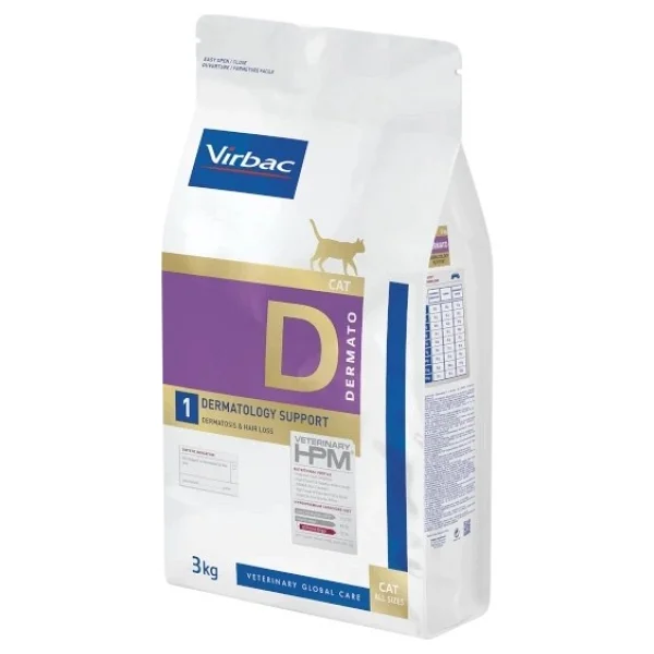 Virbac Dermatology Support 3 Kg Yetişkin Kedi Maması - Görsel 2