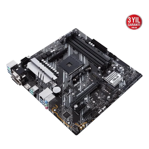 Asus Prime B550m-A AMD Am4 DDR4 Micro Atx Anakart - Görsel 3