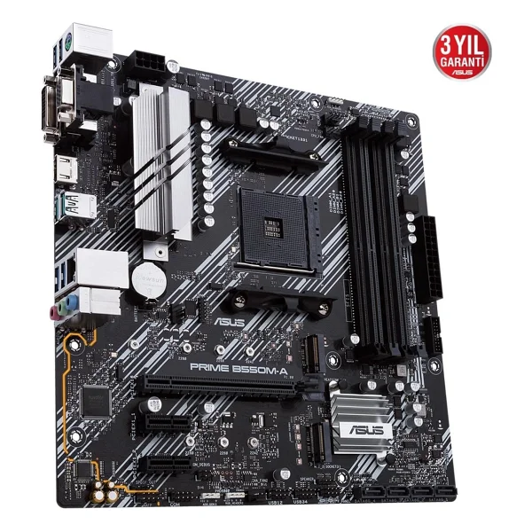 Asus Prime B550m-A AMD Am4 DDR4 Micro Atx Anakart - Görsel 4