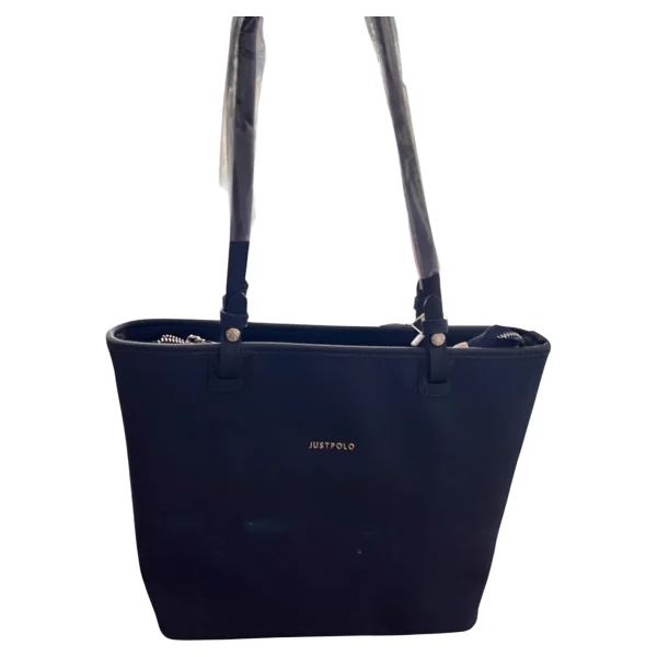 Just Polo Jp6049 Büyük Boy Kadın Kol Ve Omuz Çantası 3 Bölmeli Ozt6049 - Lacivert - Görsel 3