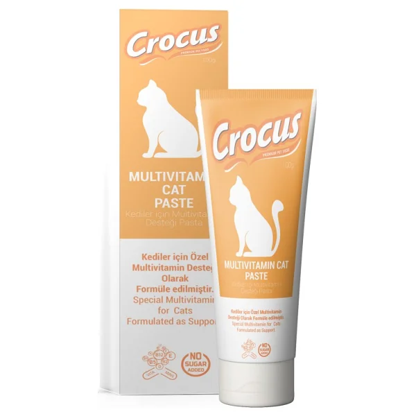 Crocus Multivitamin 100 Gr Kedi Macunu - Görsel 2