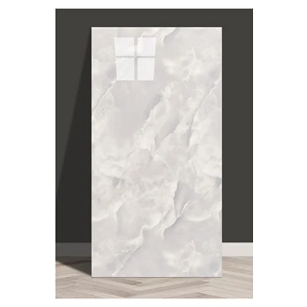 30x60 Cm Gri Mermer Desenli Kendinden Yapışkanlı Mutfak Banyo Wc Kaplama Pvc Duvar Panel - Görsel 6