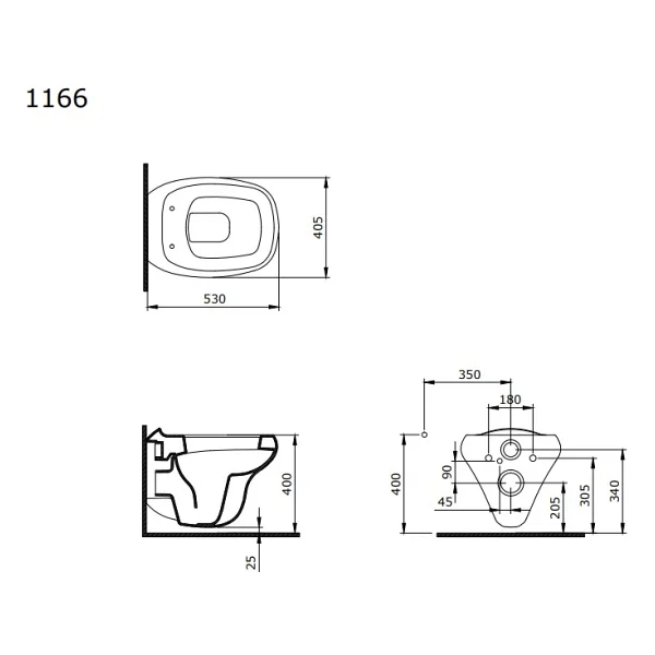 Bocchi Fenice 1166-027-0128 Rimless Gizli Taharet Girişli Mat Yeşil Asma Klozet - Görsel 2