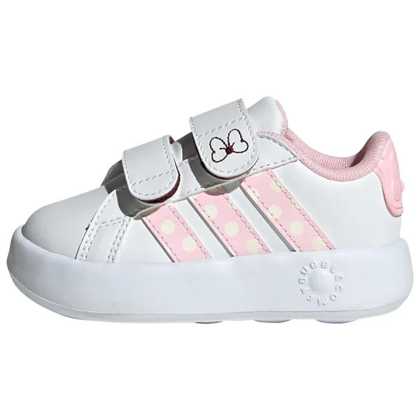 Adidas X Disney Minnie Mouse Grand Court Cf I Jr8130 Beyaz-Pembe Bebek Spor Ayakkabı - Görsel 2