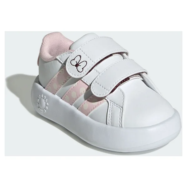 Adidas X Disney Minnie Mouse Grand Court Cf I Jr8130 Beyaz-Pembe Bebek Spor Ayakkabı - Görsel 3