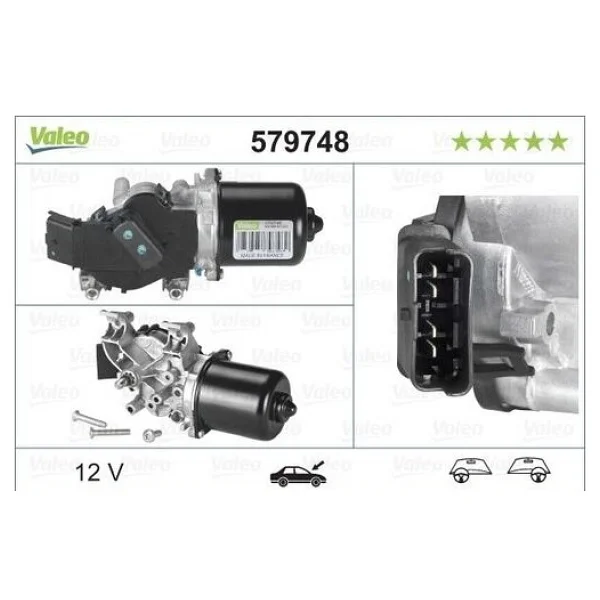 Valeo 579748 Silecek Motoru Note 05- - Görsel 2