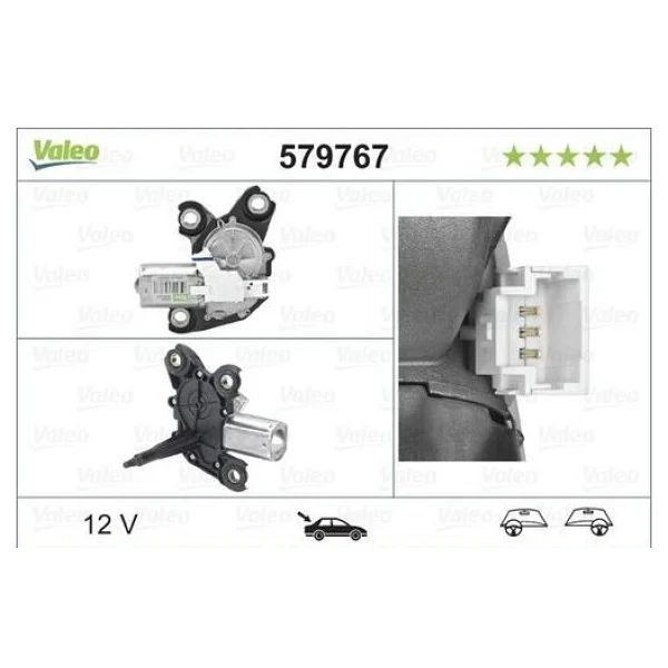 Valeo 579767 Silecek Motoru Arka Partner / Berlıngo - Görsel 2