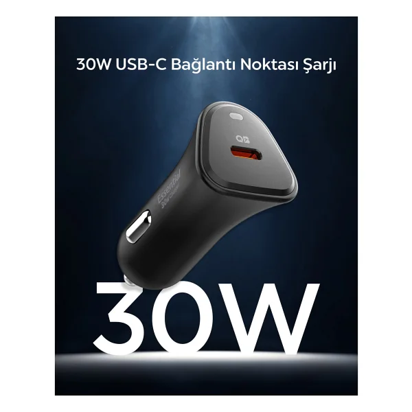 Spigen Acp08699 30 W Hızlı Araç Şarj Aleti - Görsel 5