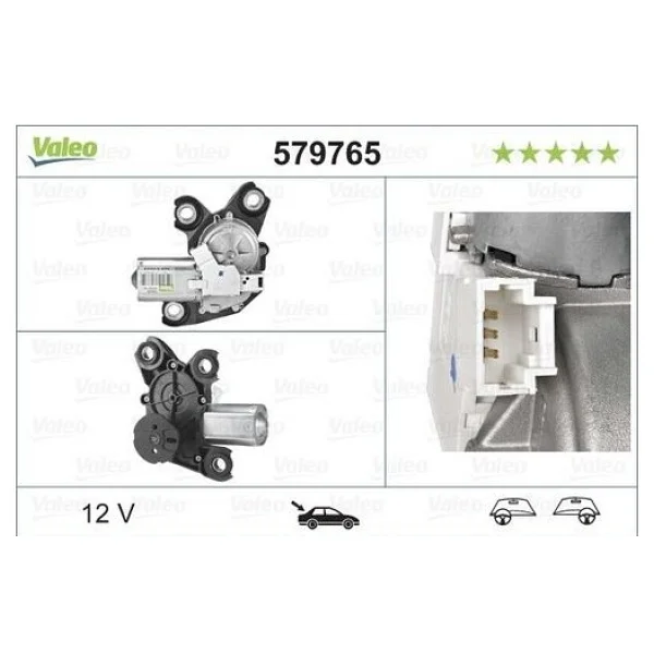 Valeo 579765 Silecek Motoru Arka Partner / Berlıngo - Görsel 2