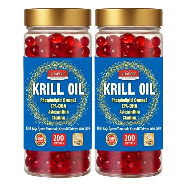 Vitapol Krill Oil 200 Kapsül 2'li - Görsel 2