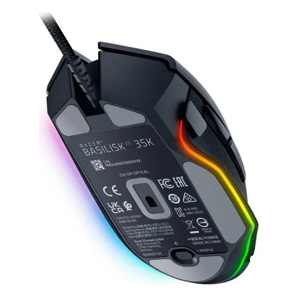 Razer Basilisk V3 35k Rz01-05230100-R3m1 Optik Kablolu Oyuncu Mouse - Görsel 6