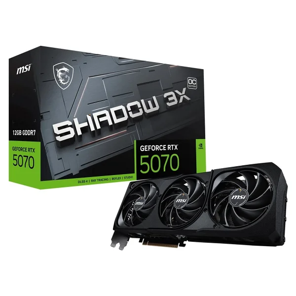 Msı RTX 5070 Shadow 3x Oc 12g G5070-12s3c 192 Bit Gddr7 12 GB Ekran Kartı - Görsel 6