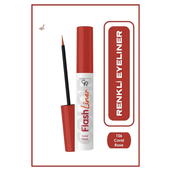 Golden Rose Flash Liner 103 Sky Blue Eyeliner - Görsel 10