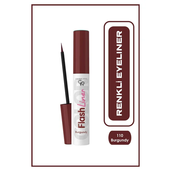 Golden Rose Flash Liner 110 Burgundy Eyeliner - Görsel 3