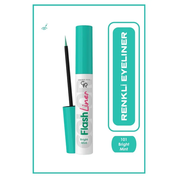 Golden Rose Flash Liner 103 Sky Blue Eyeliner - Görsel 5
