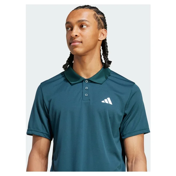 Adidas Tennis Climacool Freelift Jw9848 Petrol Yeşili Kısa Kollu Polo Yaka Erkek Spor Tişört - Görsel 6