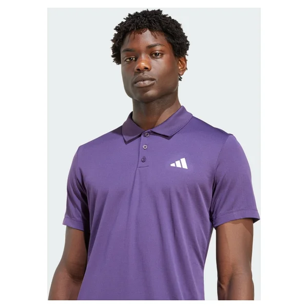 Adidas Tennis Climacool Freelift Jw9849 Mor Kısa Kollu Polo Yaka Erkek Spor Tişört - Görsel 4