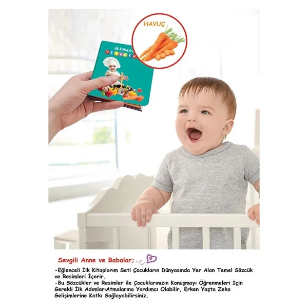 Diytoy 2090 Ilk Sözcükler 8'li Eğitici Kitap Seti - Görsel 10