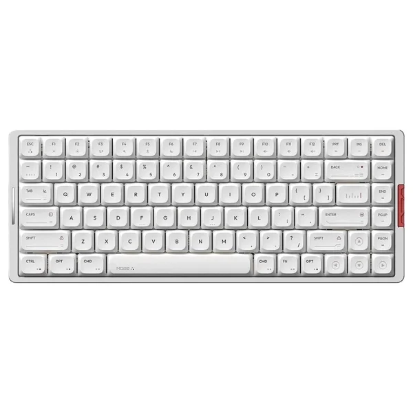 Iqunix Mq80 Gümüş RGB %80 Tkl Gold Red Switch Kablolu/Kablosuz Mekanik Oyuncu Klavyesi - Görsel 4