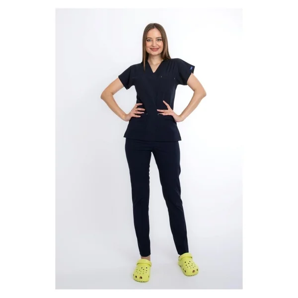 Uçak Medikal Beyaz Core-Flex Likralı Cerrahi Takım - Görsel 9