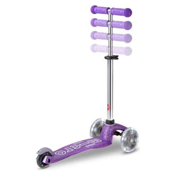 Micro Mini Deluxe Mmd207 Işıklı Mor 3 Tekerlekli Çocuk Scooter - Görsel 3