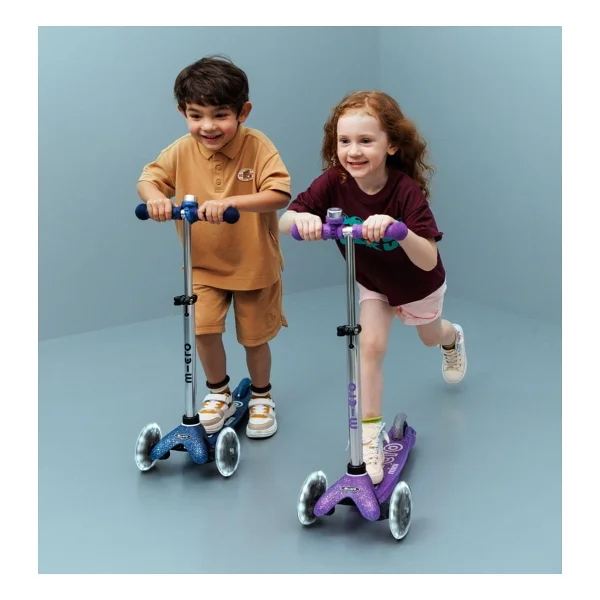 Micro Mini Deluxe Mmd207 Işıklı Mor 3 Tekerlekli Çocuk Scooter - Görsel 6