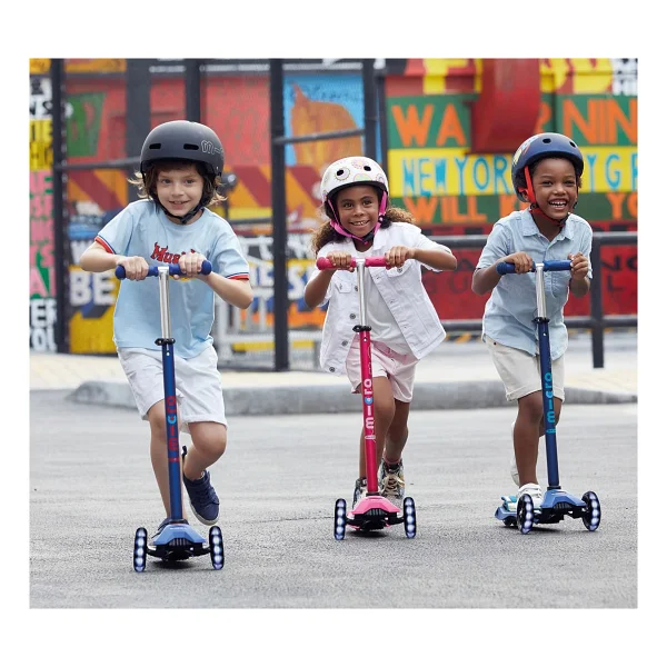 Micro Maxi Deluxe Mmd078 Işıklı Turkuaz 3 Tekerlekli Çocuk Scooter - Görsel 5