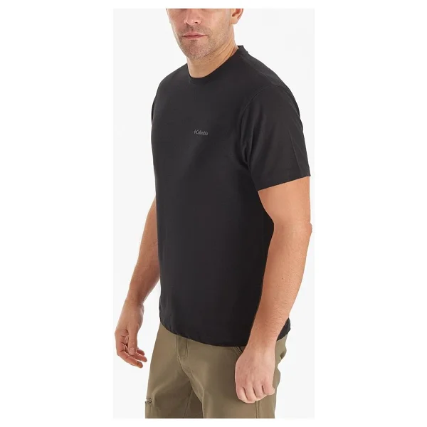 Columbia Csc Basic Logo Brushed Cs0282-010 Siyah Kısa Kollu Bisiklet Yaka Erkek Tişört - Görsel 4