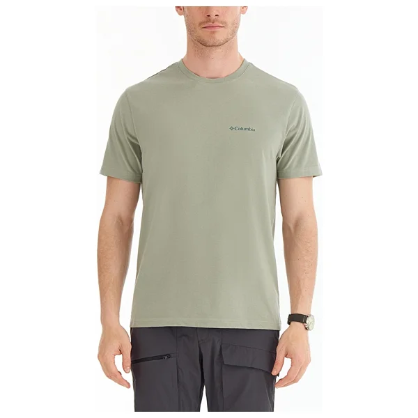 Columbia Csc Basic Logo Brushed Cs0282-010 Siyah Kısa Kollu Bisiklet Yaka Erkek Tişört - Görsel 10