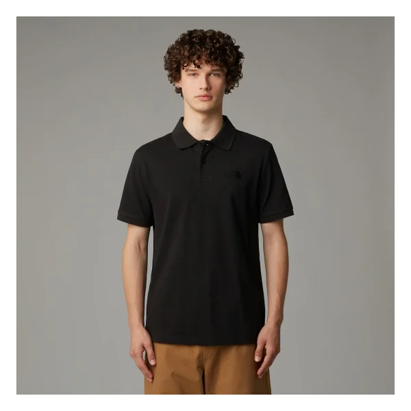The North Face Essential Regular Nf0a8c1pjk31 Siyah Kısa Kollu Polo Yaka Erkek Tişört - Görsel 6