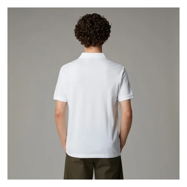 The North Face Essential Regular Nf0a8c1pfn41 Beyaz Kısa Kollu Polo Yaka Erkek Tişört - Görsel 3