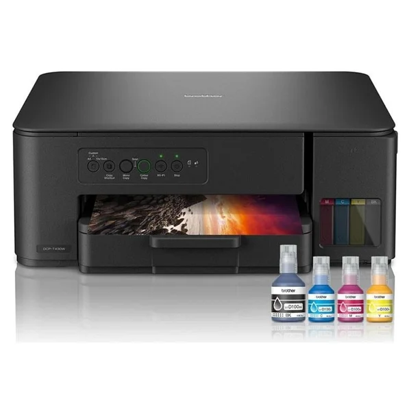 Brother Dcp-T430w Wi-Fi + Tarayıcı + Fotokopi Renkli Çok Fonksiyonlu Tanklı Mürekkep Püskürtmeli Yazıcı - Görsel 6