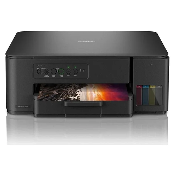 Brother Dcp-T430w Wi-Fi + Tarayıcı + Fotokopi Renkli Çok Fonksiyonlu Tanklı Mürekkep Püskürtmeli Yazıcı - Görsel 2