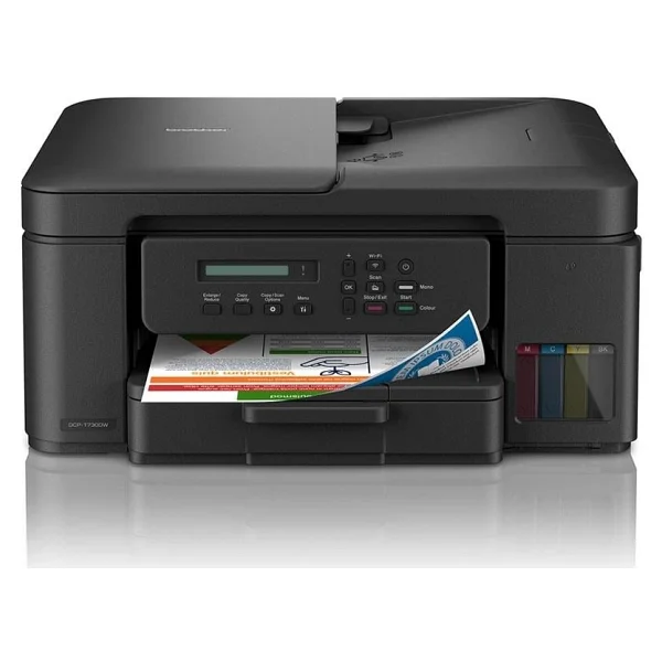 Brother Dcp-T730dw Wi-Fi + Tarayıcı + Fotokopi Renkli Çok Fonksiyonlu Tanklı Mürekkep Püskürtmeli Yazıcı - Görsel 2