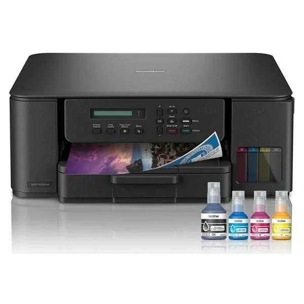 Brother Dcp-T530dw Wi-Fi + Tarayıcı + Fotokopi Renkli Çok Fonksiyonlu Tanklı Mürekkep Püskürtmeli Yazıcı - Görsel 6