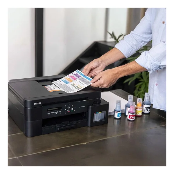Brother Dcp-T830dw Wi-Fi + Tarayıcı + Fotokopi Renkli Çok Fonksiyonlu Tanklı Mürekkep Püskürtmeli Yazıcı - Görsel 5