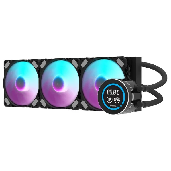 Aıgo Dn360d Argb 360mm Siyah Sıvı Soğutma Göstergeli - Görsel 2