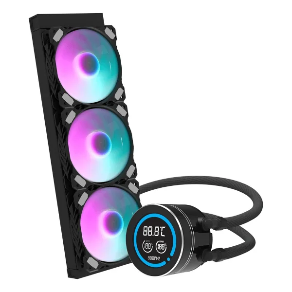 Aıgo Dn360d Argb 360mm Siyah Sıvı Soğutma Göstergeli - Görsel 3