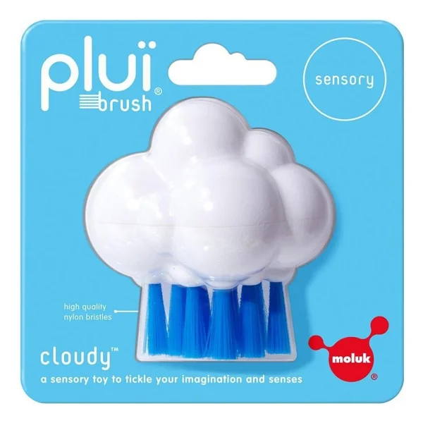 Moluk Plui Brush Cloudy White-Blue - Görsel 4