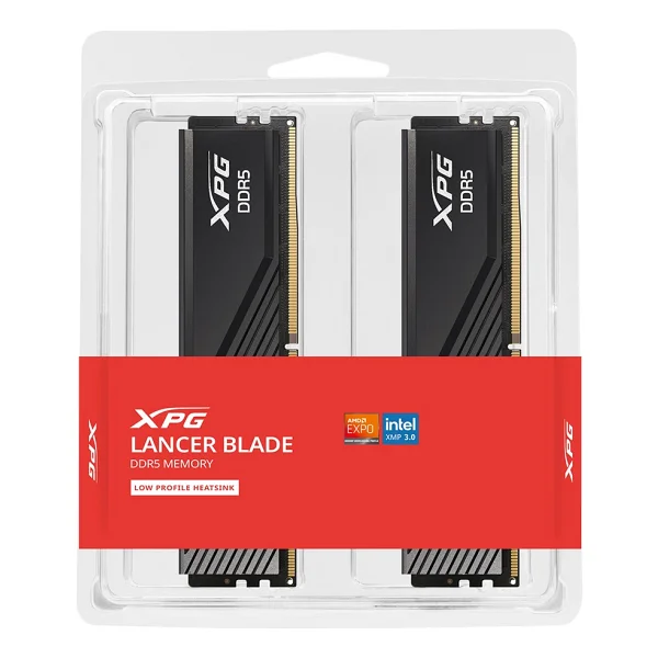 Xpg Lancer Blade 64 GB (2x32) 6000 MHz Cl30 Ax5u6000c3032g–dtlabwh DDR5 RAM - Görsel 3